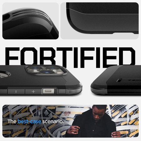 Spigen Tough Armor MagFit - Etui do iPhone 14 Pro MagSafe (Czarny)