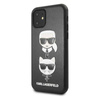 Karl Lagerfeld Embossed Case Karl & Choupette - Etui iPhone 11 (Black)