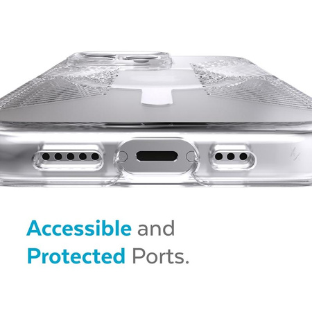 Speck Presidio Perfect-Clear with Grips + MagSafe - Etui iPhone 13 Pro z powłoką MICROBAN (Clear)