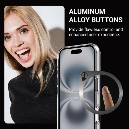 Crong Clear MAG Pro - Etui iPhone 16 MagSafe (przezroczysty)