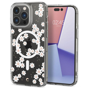 Spigen Cyrill Cecile MagSafe - Etui do iPhone 14 Pro (White Daisy)