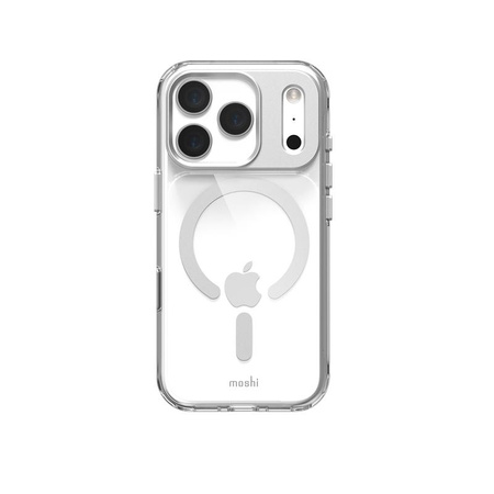 Moshi iGlaze MagSafe - Etui iPhone 17 Pro (Luna Silver)