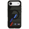BMW M IML Metal Buttons Tricolor Lines MagSafe - Etui iPhone Air (czarny)