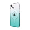 Speck Presidio Perfect-Clear + Ombre + MagSafe - Etui iPhone 13 z powłoką MICROBAN (Clear/Fantasy Teal Fade)