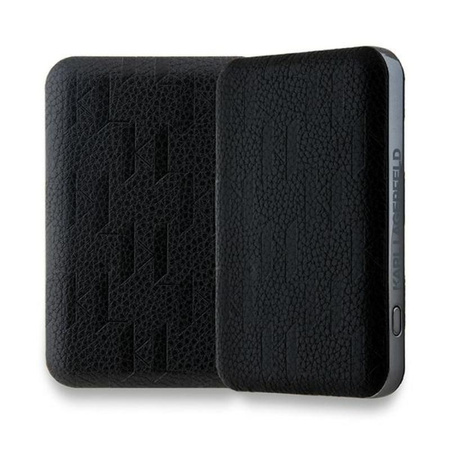 Karl Lagerfeld Choupette Head Pin MagSafe - Power Bank indukcyjny 5000 mAh 15W (czarny)