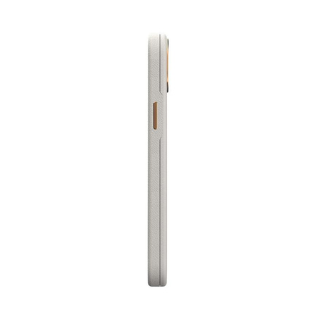 Moshi Napa Slim MagSafe - Skórzane etui iPhone 14 Plus (Serene Gray)