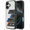 BMW M IML Metal Buttons Tricolor Lines MagSafe - Etui iPhone 17 (antracyt)