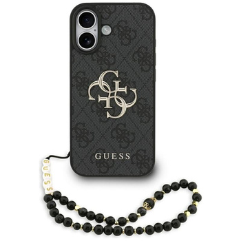 Guess 4G Strap 4G Classic Logo - Etui iPhone 17 (czarny)
