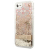 Guess Liquid Glitter Paisley - Etui iPhone SE 2022 / SE 2020 / 8 / 7 (Gold)