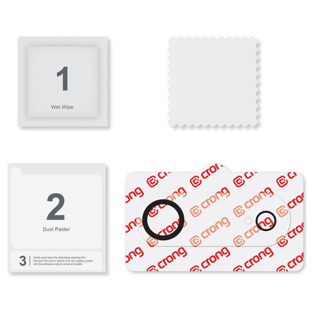 Crong Lens Shield - Szkło na aparat i obiektyw iPhone Air