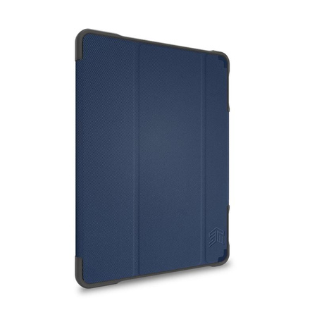 STM Dux Plus Duo - Etui pancerne iPad 10.2" (2021-2019) MIL-STD-810G z funkcją ładowania Apple Pencil (Midnight Blue)