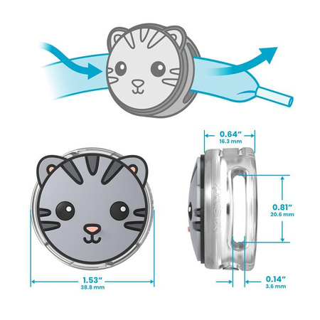 Speck Tagimals – Etui / uchwyt do AirTag 1 / 2 (zestaw 4 szt)