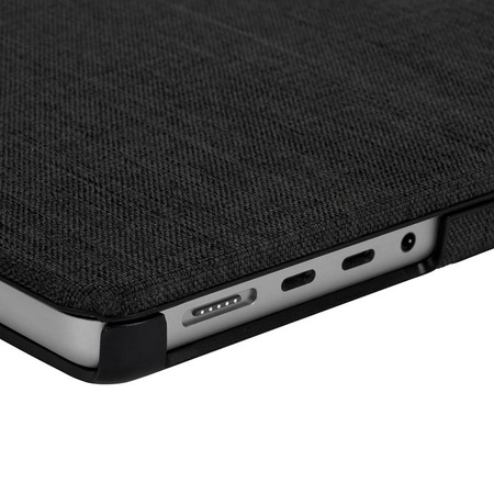 Incase Textured Hardshell in Woolenex - Materiałowa obudowa MacBook Pro 14" (2023-2021) (grafitowy)