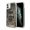 Karl Lagerfeld Liquid Glitter Gatsby - Etui iPhone 11 (czarny)