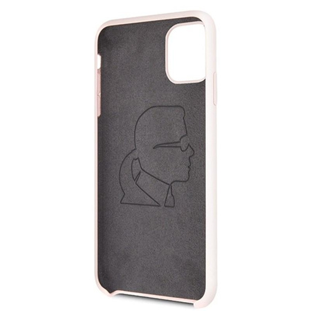 Karl Lagerfeld Fullbody Silicone Iconic - Etui iPhone 11 Pro Max (Pink)