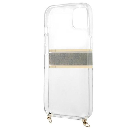 Guess 4G Gold Stripe Crossbody - Etui iPhone 13