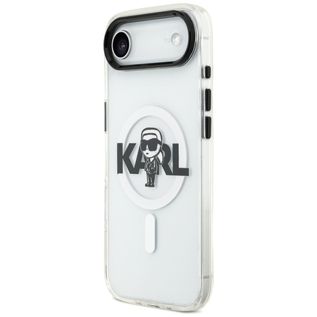 Karl Lagerfeld IML Karl Sketch Logo MagSafe - Etui iPhone Air (przezroczysty)