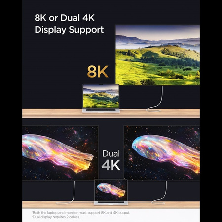 Spigen EB24012CC Essential - Kabel USB-C do USB-C PD 240W 1.2m (Biały)