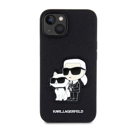 Karl Lagerfeld NFT Saffiano Karl & Choupette - Etui iPhone 14 (Czarny)