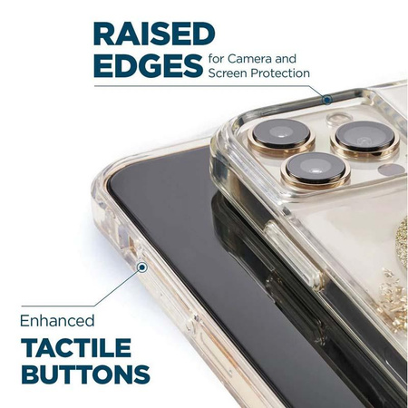 Case-Mate Karat MagSafe - Etui iPhone 14 Pro Max zdobione złotem (Marble)