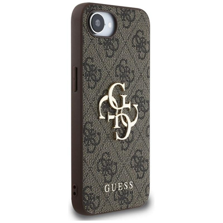 Guess 4G Big Logo - Etui do iPhone 16e (brązowy)