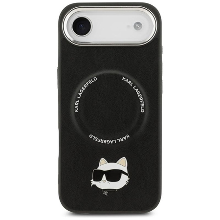 Karl Lagerfeld Choupette Pin MagSafe - Etui iPhone Air (czarny)