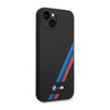 BMW Silicone Slanted Stripes - Etui iPhone 14 Plus (czarny)
