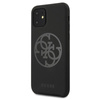 Guess Silicone 4G Tone to Tone - Etui iPhone 11 (Black)