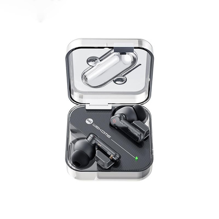 WEKOME V51 Vanguard Series - Bezprzewodowe słuchawki Bluetooth V5.1 TWS z etui ładującym (Czarny)