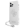Guess 4G Big Logo Charm - Etui iPhone 12 / iPhone 12 Pro (srebrny charms)
