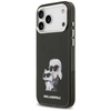 Karl Lagerfeld IML Aquarelle Karl & Choupette & Logo MagSafe - Etui iPhone 17 Pro (czarny)