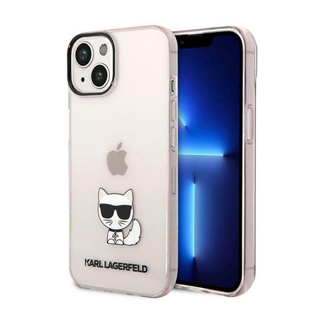 Karl Lagerfeld Choupette Body - Etui iPhone 14 (różowy)