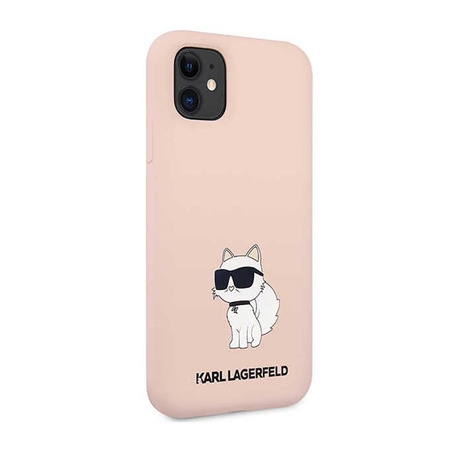 Karl Lagerfeld Silicone NFT Choupette - Etui iPhone 11 (różowy)