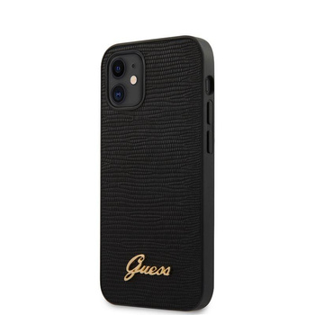 Guess Lizard - Etui iPhone 12 Mini (czarny)
