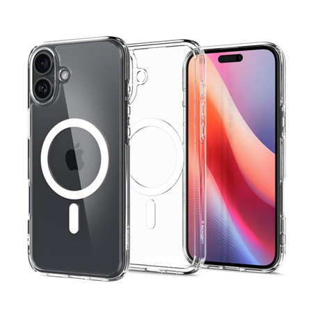 Spigen Ultra Hybrid Mag MagSafe - Etui do iPhone 16 Plus (Biały)