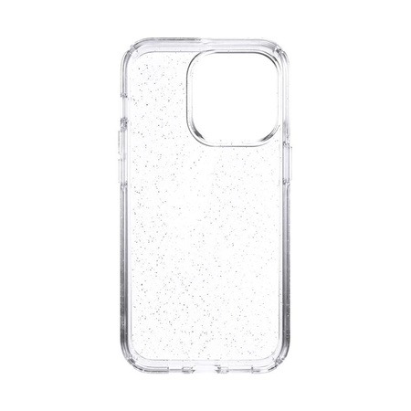 Speck Presidio Perfect-Clear with Glitter - Etui iPhone 13 Pro z powłoką MICROBAN (Clear/Platinum Glitter)