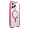Speck Presidio Perfect-Clear with Impact Geometry + MagSafe - Etui iPhone 14 Pro Max z powłoką MICROBAN (Clear / Digital Pink)