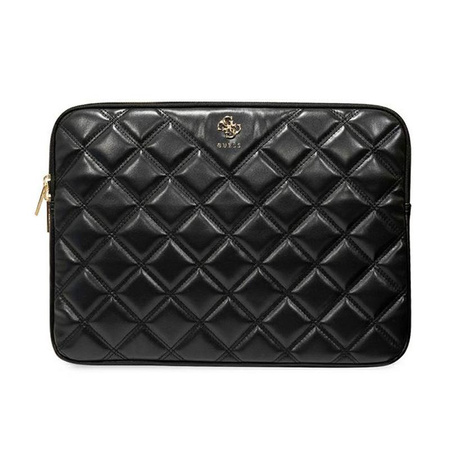 Guess Quilted 4G Sleeve - Etui na notebooka 13" / 14" (czarny)