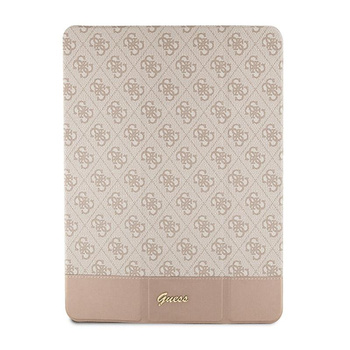 Guess 4G Stripe Allover - Etui iPad 10.2" (2021-2019) (Różowy)