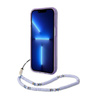 Guess Translucent Pearl Strap - Etui iPhone 14 Plus (fioletowy)