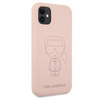 Karl Lagerfeld Silicone Ikonik Outline - Etui iPhone 11 (różowy)