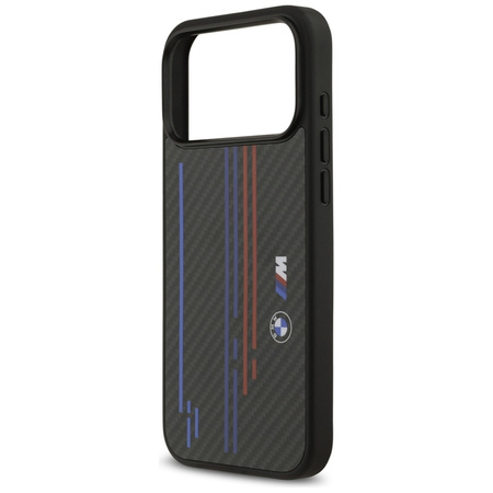 BMW M Kevlar Lines & Logo MagSafe - Etui iPhone 17 Pro Max (czarny)