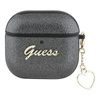 Guess Metallic Script Charm - Etui AirPods 4 (czarny)