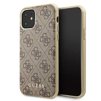 Guess 4G Collection - Etui iPhone 11 (brązowy)