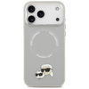 Karl Lagerfeld Karl & Choupette Pins MagSafe - Etui iPhone 17 Pro Max (szary)