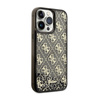 Guess Liquid Glitter Transculent 4G - Etui iPhone 14 Pro Max (Czarny)