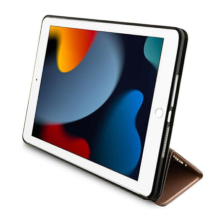 Guess 4G Stripe Allover - Etui iPad 10.2" (2021-2019) (Różowy)