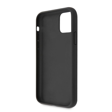 Guess Saffiano 4G Circle Logo - Etui iPhone 11 Pro (czarny)