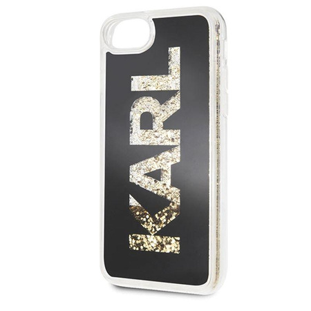 Karl Lagerfeld Logo Karl - Etui iPhone SE 2020 / 8 / 7 (Gold Glitter)