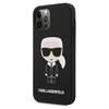 Karl Lagerfeld Fullbody Silicone Iconic - Etui iPhone 12 Pro Max (Black)